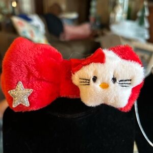 Hello Kitty Red and White Hair Bow